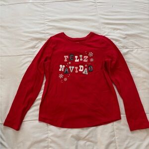 Jumping Beans Red 'Feliz Navidad' Long Sleeve Tee